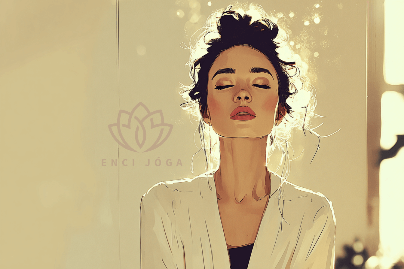 mély légzés jóga közben, stresszcsökkentés jógával